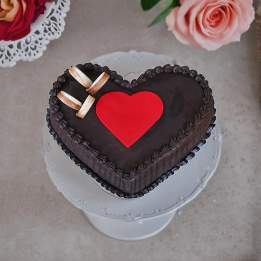 DARK CHOCOLATE HEART SHAPE