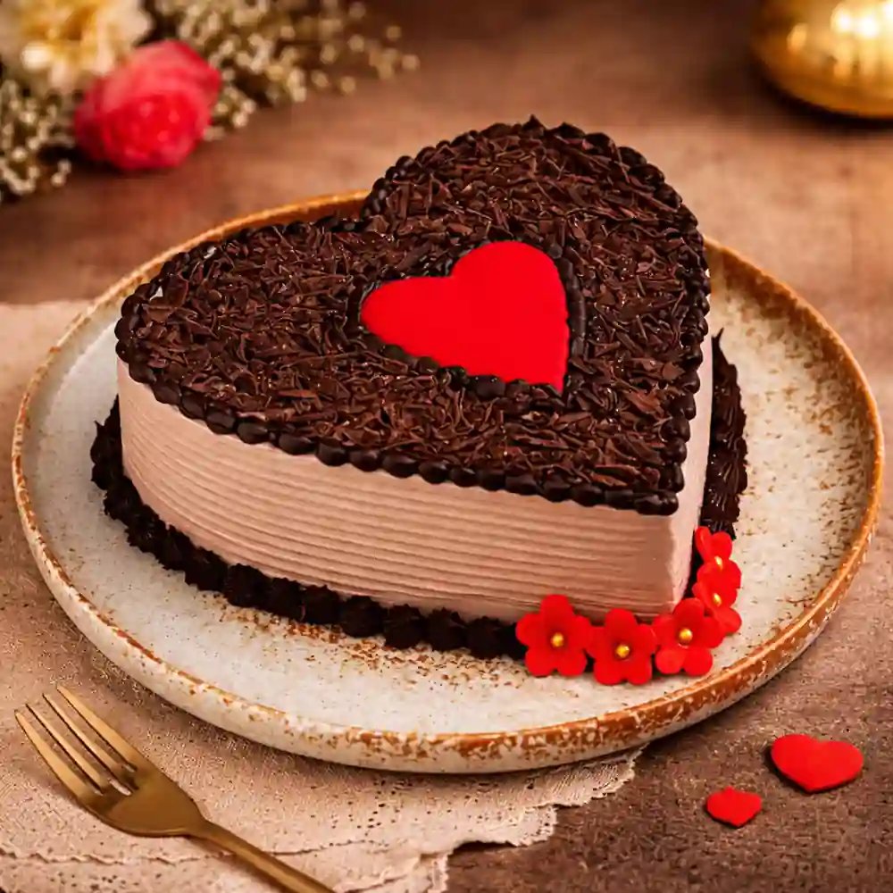 DARK CHOCOLATE HEART SHAPE