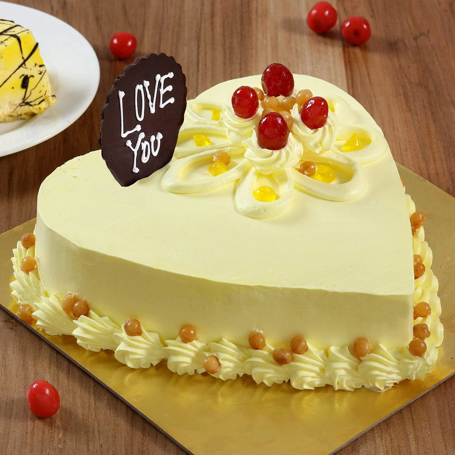 Butter Scotch Heart Shape
